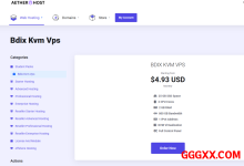 AetherHost : 孟加拉VPS仅需$2.5/月/1C1G20G硬盘/100G流量-高兴主机测评