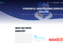 desivps:美国圣何塞VPS仅需$17/年,1核/1G/15G NVME/10Gbps@1.5T流量-高兴主机测评